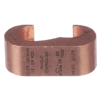 Conector de Compresión a Tierra / Cobre Sólido y Trenzado / UL 486A-486B 36 kV / 90°C / Entierro Directo en Tierra y Concreto / AWG 2 Str