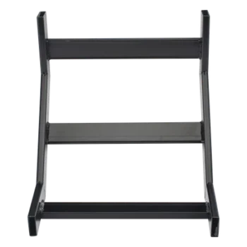 Curva Vertical Interior 90° / Escalera Tubular 1.5' x 12' / Radio 12' (39.4 ft) / Acero con Epóxico Negro / Incluye Accesorios de Instalación