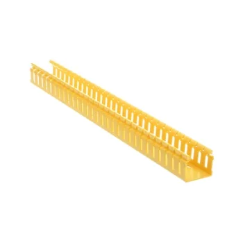 Canaleta Ranurada / PVC sin Plomo / 2.17 in Ancho / 1.92 in Alto / 10 ft Largo / Amarillo / Tipo H