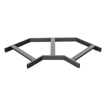 Curva Horizontal para Bandeja Tubular / 90° / Radio 12' (3.66 m) / Peralte 1.5' (38.1 mm) / Ancho 12' (304.8 mm) / Acero con Recubrimiento Epóxico