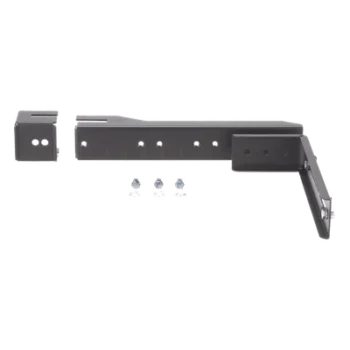 Soporte en L para Canaleta / Compatible FiberRunner 4x4 y 6x4 / Montaje en Riel Escalerilla 0.375 x 1.5/2 pulgadas / Acero Negro / 9 Piezas / UL 2024