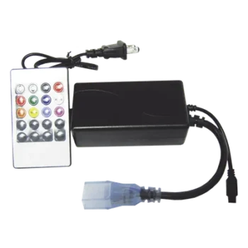 Adaptador de Manguera LED / Control Remoto RGB / IP65 / 12V DC / 120° / 150W / Interior-Exterior