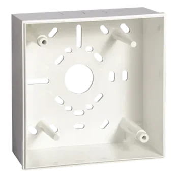 Caja de Montaje para Módulos / 108 x 108 x 38 mm / Color Blanco / Compatible W-MMF y W-CRF