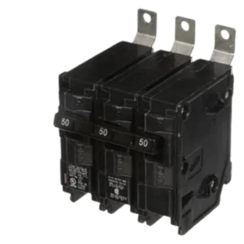 Interruptor Automático / 3 Polos / 50 A / 10 kA / Termomagnético / Montaje en Tablero / 120-240 V AC