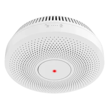 Detector de Humo Interconectable / Doble Sensor de Luz / Alarma 85 dB / Batería Litio 10 Años / Interconexión 30 Dispositivos / Montaje en Techo
