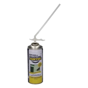 Espuma de Poliuretano / Capacidad 300 ml / Válvula de una sola aplicación / Multiusos / Resistente a temperatura y agua