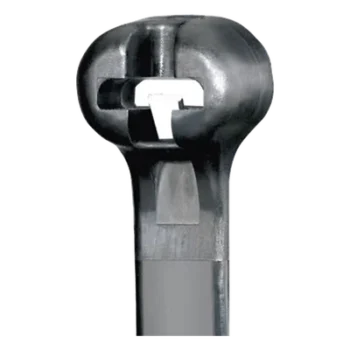 Cincho de Nylon 6.6 / Lengüeta Acero Inoxidable / 12.0' (305 mm) x 4.7 mm / UV Resistente / 1000 pz