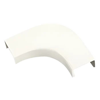 Curva de radio controlado / ABS / UL94V-0 FT4 / 0 a 50°C / Blanco Mate / Para canaleta LD3