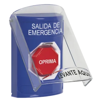 Botón de Salida de Emergencia / Tapa Protectora de Policarbonato / Restablecimiento con Llave / Sello Hermético 3R / -40°F a 250°F