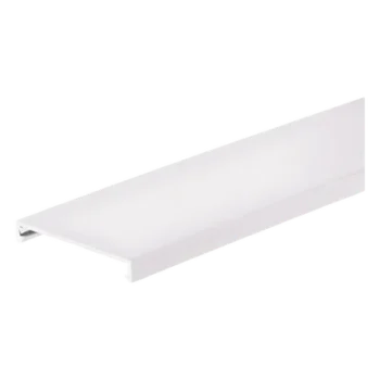 Cubierta de Conducto a Ras / 3.25 in (82.6 mm) Ancho / 6 ft (1.8 m) Largo / PVC Sin Plomo / Blanco
