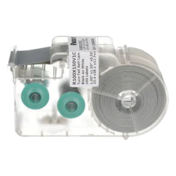 Casete de Etiquetas Autolaminadas / Rotación 360° / 100 Unidades / 5.5 a 7.1 mm (0.22 a 0.28 in) / 10-6 AWG / -40°C a 93°C