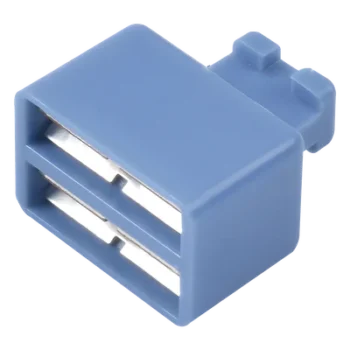 Clip de Puente / 1 Par / Regletas S66 / Enchufes SA-1 / Color Azul / Plástico Resistente