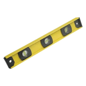 Nivel de Aluminio / 14 Pulgadas / 3 Gotas 0° 45° 90° / Precisión 0.5 mm/pulg / Aluminio Inyectado