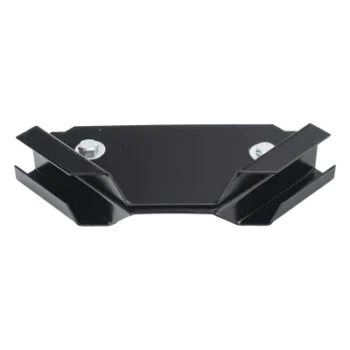 Kit Derivación Tipo T / Escalera Tubular 1.5" Peralte / 12" Ancho / Acero Carbono / Recubrimiento Epóxico Negro / Tornillería Incluida
