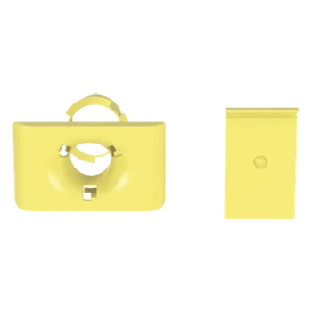 Accesorio de Salida a Tubo / 1.5 in (38 mm) / Canaletas 4x4, 6x4, 12x4 / Color Amarillo / PC/ABS / Telcordia GR-63-CORE