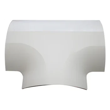 Sección en T para Canaleta / PVC Auto-extinguible UL94-V0 / -40°C a +85°C / EIA/TIA-569-A / Color Blanco