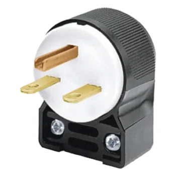 Clavija Angular Industrial / 15A 250V / 2 Polos 3 Hilos / NEMA 6-15P / 0.64m x 0.47m