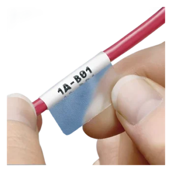 Etiquetas Auto-Laminadas / 1000 pzas / 32 por hoja / 6.1 a 12.2 mm (0.24 a 0.48') / 8-4 AWG / Amarillo