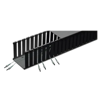 Canaleta Ranurada / 4 in Ancho / 4 in Alto / 6 ft Largo / PVC Rígido / Sin Tapa / UL 2024A