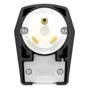 Clavija Industrial Extra Pesada / 30A 125V / NEMA TT-30P / 2 Polos 3 Hilos / UL Tipo 3R / Exterior