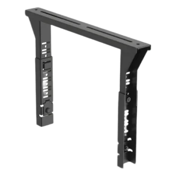Soporte Trapezoidal Apilable / 300 mm (12") Ancho / Acero Recubierto en Polvo / Negro / Centros de Datos