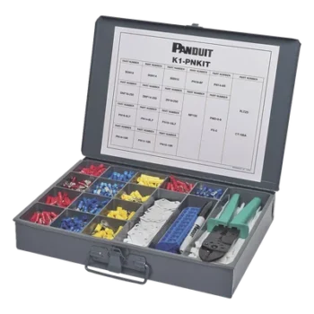Kit de Terminales de Mantenimiento / 14-22 AWG / Nylon / Caja de Acero / 9.33 x 13.33 in (0.77 x 1.11 ft)