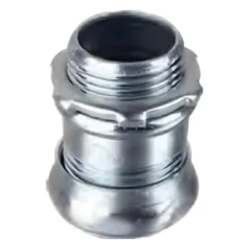 Conector de Compresión / Acero Galvanizado / 1/2" (13 mm) / Pared Delgada / UL Listed