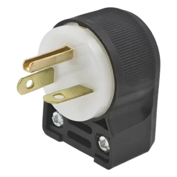Clavija de Entrada Recta / 20 A / 250 V CA / 2 Polos 3 Hilos / NEMA 6-20P / Grado Comercial-Industrial / 0.15 lb / 2.11 x 1.53 x 1.22 in
