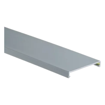Tapa para Canaleta Ranurada / 2 in Ancho / 1828.8 mm (6 ft) Largo / PVC Sin Plomo / UL94 V-0 / Negro