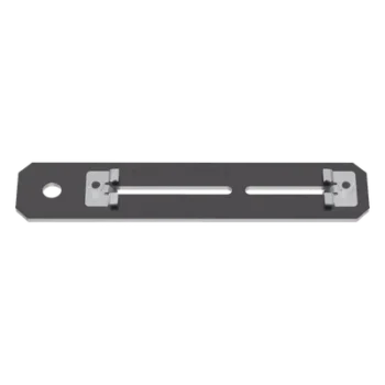 Soporte de Montaje a Techo / Para Canaletas 4x4 y 6x4 / Varilla Roscada 1/2 in (0.5 in) / Acero Negro / 254x50.8x10.2 mm