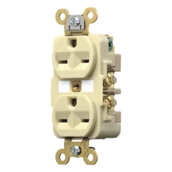 Contacto Dúplex Industrial / 15 A / 250 V / 2 Polos 3 Hilos / NEMA 6-15R / Grado Comercial / Interior Seco