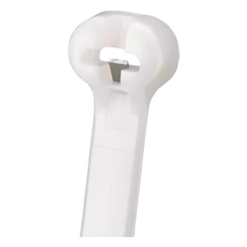 Cincho Dome-Top / 12.0' (305mm) largo / 4.7mm ancho / Nylon 6.6 / Color Natural / 1000 piezas