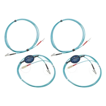 Kit de Cables de Referencia / Multimodo 50µm / Conectores LC y SC Metálicos / 2 m (6.56 pies) / OM2/OM3/OM4
