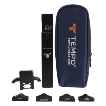 Identificador de Tráfico para Fibra Activa / Detección de Potencia y Dirección / Pérdida <0.5 dB / Compatible con Fibras Comunes y Planas