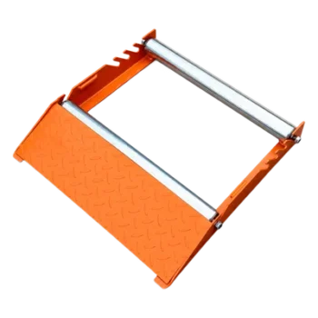 Base con Rodillos para Carretes de Fibra Óptica / Capacidad 500 kg / Diámetro 300-700 mm / Ancho 500 mm / Acero Galvanizado