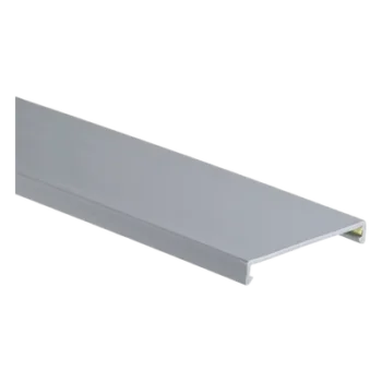 Tapa para Canaleta Ranurada / 2.25 in Ancho / 1828.8 mm (6 ft) Largo / PVC Sin Plomo / Gris / UL94 V-0