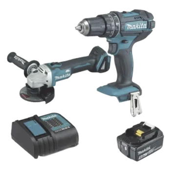 Kit Rotomartillo + Mini Esmeriladora / 18 Vcc / 5.0 Ah Li-Ion / 1900 RPM / 1/2 Pulgada / 28500 GPM
