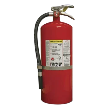 Extintor de Polvo Químico Seco / Recargable / 18 lb / Clasificación UL 6-A:80-B:C / Alcance 6 m (20 ft) / Colgador de Pared