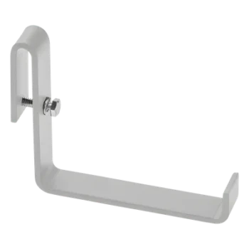 Soporte en L para Escalerilla / Separación de Cables de Alimentación / Acero Recubierto en Polvo / 0.19 in de Espesor / Color Blanco RAL 9005