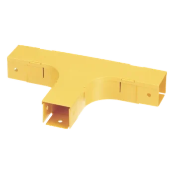 Conector en T Horizontal / Radio de Curvatura 50.8 mm / ABS / Canaleta 2x2 / 90° / 308.9 mm (1.01 ft) de Ancho