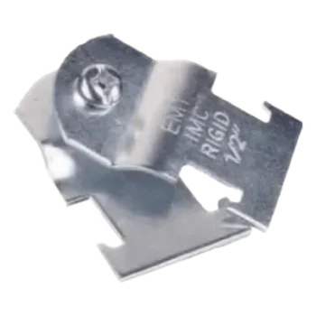 Abrazadera Unicanal / 1 1/4" (32 mm) / Galvanizada / Espesor 1.5 mm / Diámetro Exterior 42.1 mm