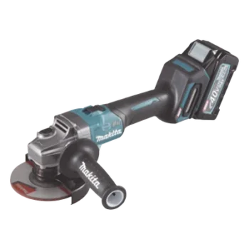 Esmeriladora Angular Inalámbrica / 4-1/2" (115mm) / 40V XGT / 8,500 RPM / Motor BL / Freno Eléctrico / 2.8 kg / 15.6 cm Alto