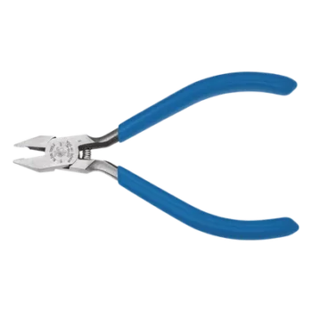 Pinzas de Corte Diagonal / 10.8 cm (4") / Cuchillas Semi al Ras HRC60 / Cortador Cable Cinta Níquel / Punta 3/16" (5 mm)