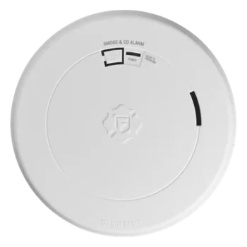 Detector Combo de Humo y CO / Batería Sellada de Litio 10 Años / Sensor Fotoeléctrico y Electroquímico / Alarma 85 dB / Diseño Ultra Delgado / Instalación Sin Cableado