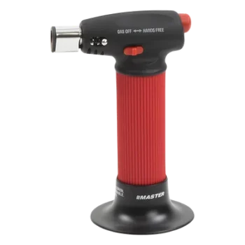 Micro Antorcha de Gas Butano / Auto-ignición / Llama Ajustable / 2 Horas de Operación Continua / Diseño Compacto