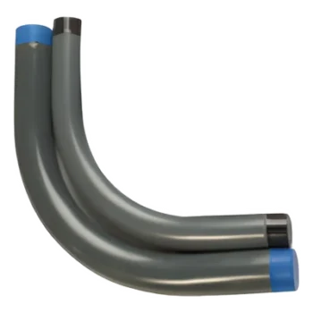 Codo Conduit Rígido / Aluminio 1/2" (13 mm) / Recubrimiento PVC 40 mils / Uretano en Roscas / IK09 / NPT / Anticorrosivo