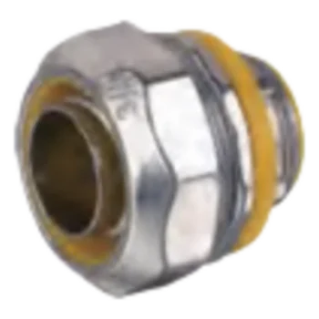 Conector Recto para Tubo Liquid Tight / Aleación de Zinc / Sujeción con Tornillo / Rosca NPT-Métrica / Aislamiento Dieléctrico