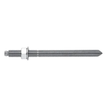 Espárrago Químico / Acero Galvanizado M20 / Largo 260 mm / Rosca 170 mm / Clase 5.8 / Recubrimiento ≥ 5μm