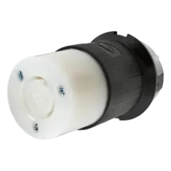 Conector Industrial con Bloqueo de Media Vuelta / 20 A 250 V CA / 2 Polos 3 Hilos / NEMA L6-20R / Interior Seco / -40°C a 75°C