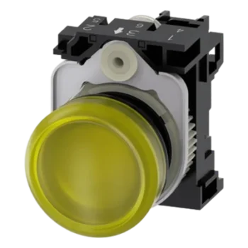 Lámpara de Señalización LED / 22 mm / IP69K / 110 Vca / Amarillo / -25°C a +70°C / Resistencia 5g